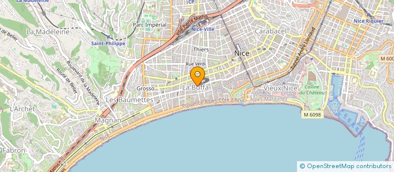 localisation de l'entreprise CB RIVIERA AGENCEMENT à NICE