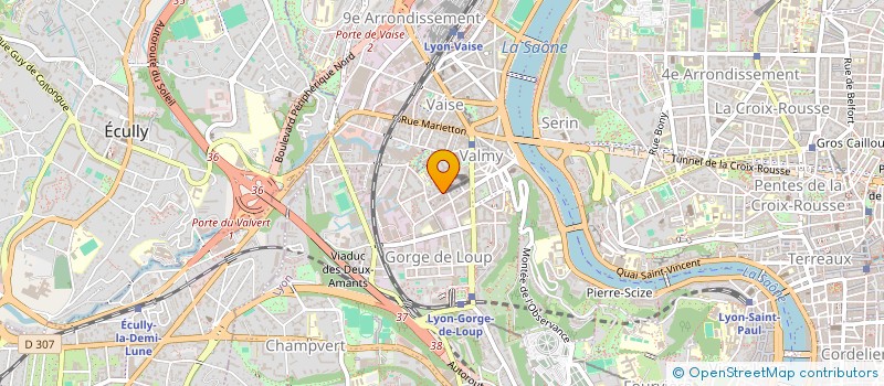 localisation de l'entreprise CB SARL  LYON