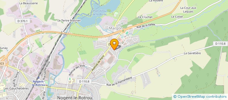 localisation de l'entreprise CB SERVICES 28 à NOGENT-LE-ROTROU