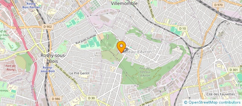 localisation de l'entreprise CB SERVICES à NEUILLY-PLAISANCE