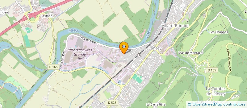 localisation de l'entreprise CB SERVICES à VILLARD-BONNOT