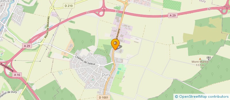 localisation de l'entreprise CB-SM  DURY