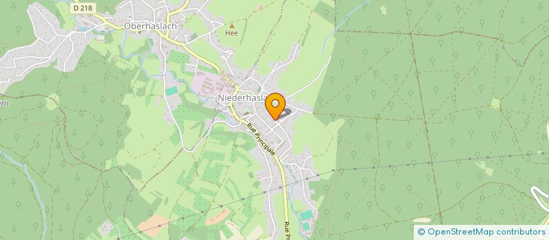 localisation de l'entreprise CB TERRASSEMENT  NIEDERHASLACH