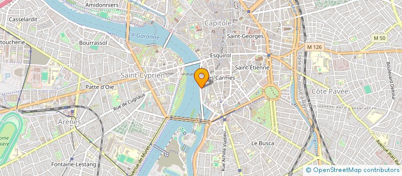localisation de l'entreprise CB TRADING à TOULOUSE