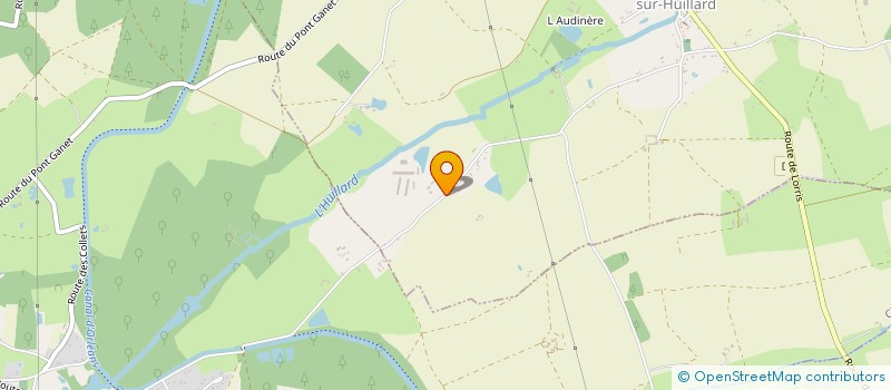 localisation de l'entreprise CB VOLAILLES à BEAUCHAMPS-SUR-HUILLARD