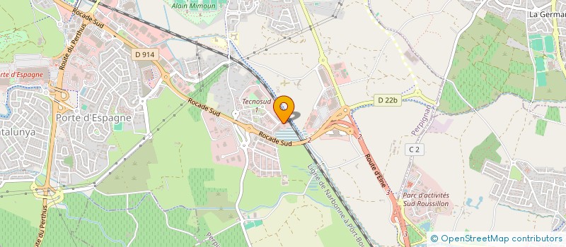 localisation de l'entreprise CB1  PERPIGNAN