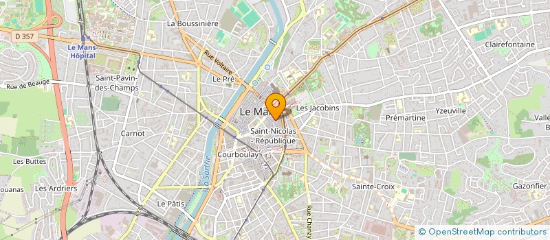 localisation de l'entreprise CB1  LE MANS