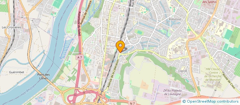 localisation de l'entreprise CB1 SERVICES à VALENCE