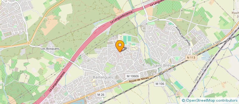 localisation de l'entreprise CB2 à BAILLARGUES