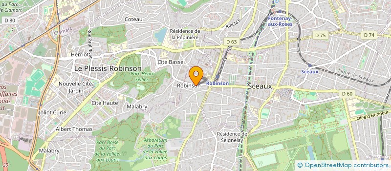 localisation de l'entreprise CB2I CONSULTING  CHATENAY-MALABRY