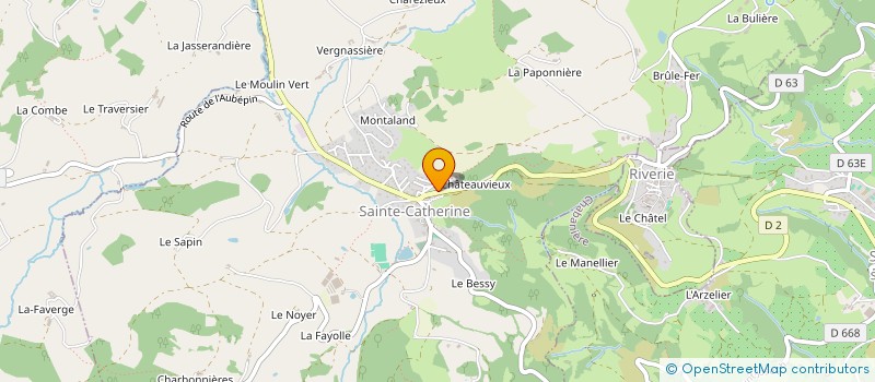 localisation de l'entreprise CB2L PROXIMITE  SAINTE-CATHERINE