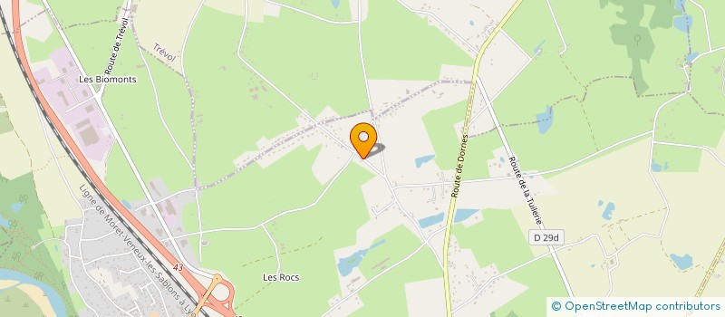 localisation de l'entreprise CB2M à AVERMES