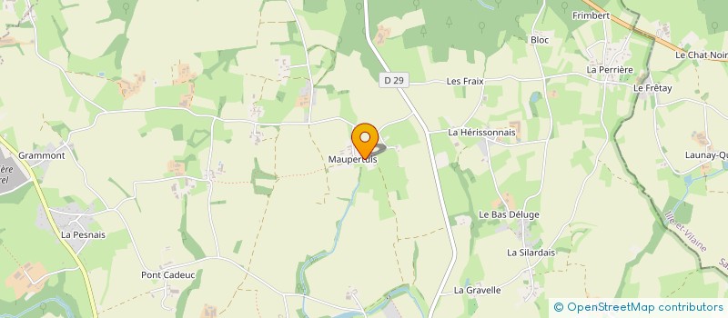 localisation de l'entreprise CB2M  PLESDER