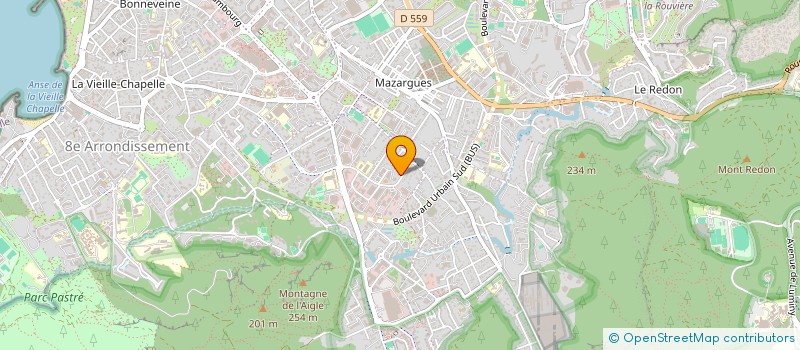 localisation de l'entreprise CB2M COURTAGE à MARSEILLE