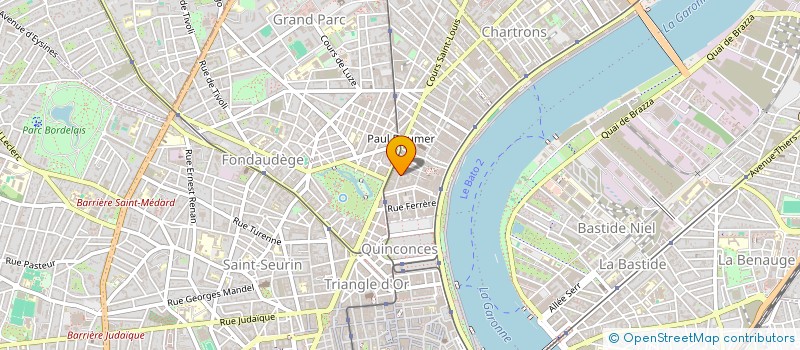 localisation de l'entreprise CB2P-AVOCATS  BORDEAUX