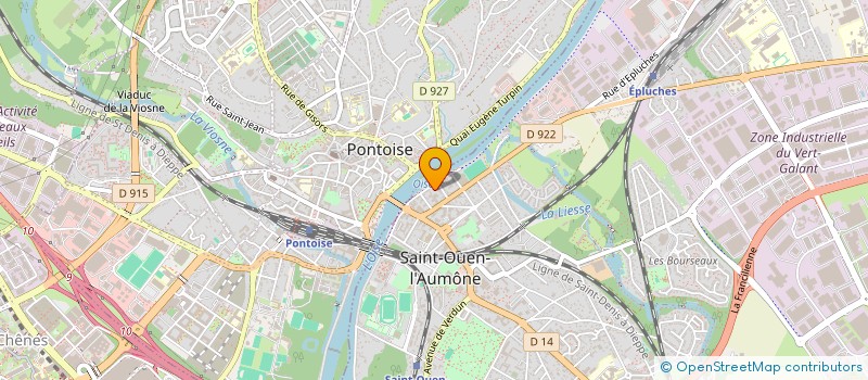 localisation de l'entreprise CB2R à SAINT-OUEN-L'AUMONE