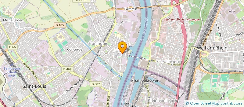 localisation de l'entreprise CB4 EMPIRE  HUNINGUE