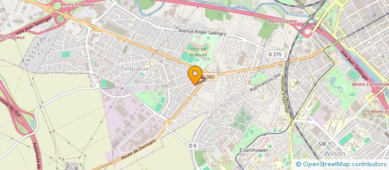 localisation de l'entreprise CB9  TINQUEUX