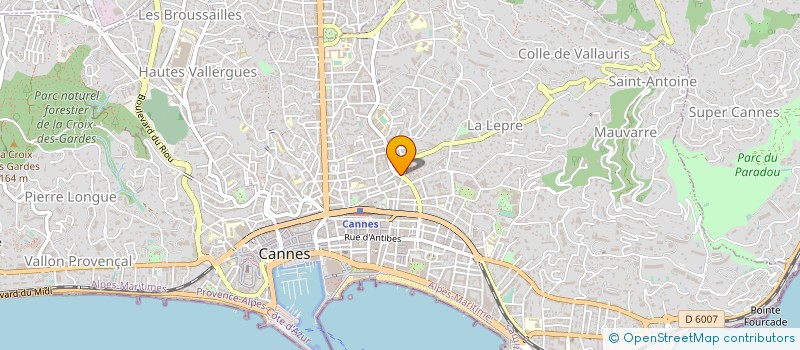 localisation de l'entreprise CBA à CANNES