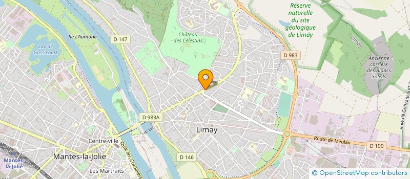 localisation de l'entreprise CBA  LIMAY