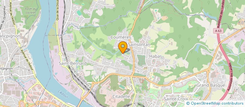 localisation de l'entreprise CBA  BAYONNE