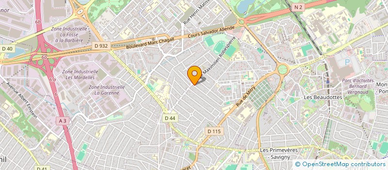 localisation de l'entreprise CBA à AULNAY-SOUS-BOIS