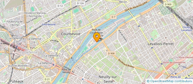 localisation de l'entreprise CBA à NEUILLY-SUR-SEINE