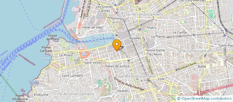 localisation de l'entreprise CBA CONSEILS à MARSEILLE