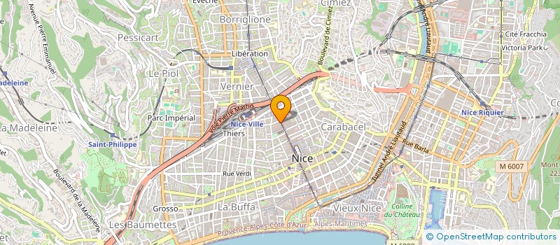 localisation de l'entreprise CBA CONSEILS BATIMENT APPLICATIONS à NICE