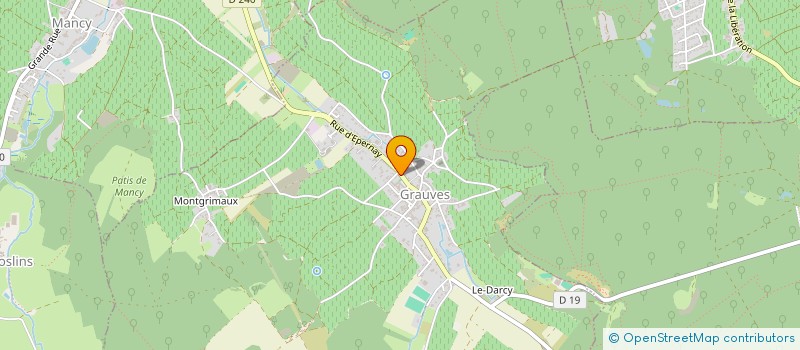 localisation de l'entreprise CBA COURTY BEDET ASSOCIES  GRAUVES