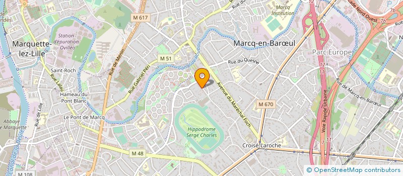 localisation de l'entreprise CBA DEVELOPPEMENT  MARCQ-EN-BARUL