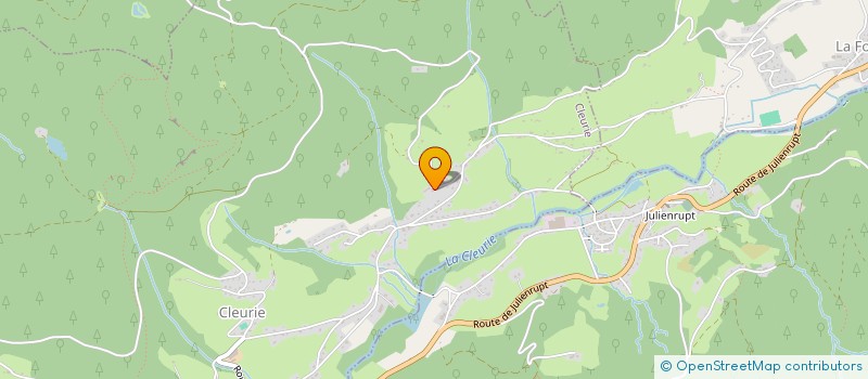 localisation de l'entreprise CBA ELEC  CLEURIE