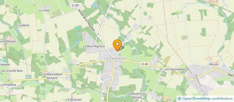 localisation de l'entreprise CBA ELECTRICITE  VIGNEUX-DE-BRETAGNE