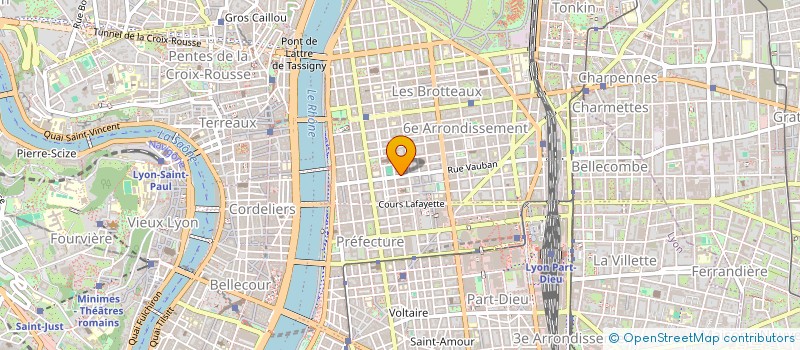 localisation de l'entreprise CBA IMMOBILIER  LYON