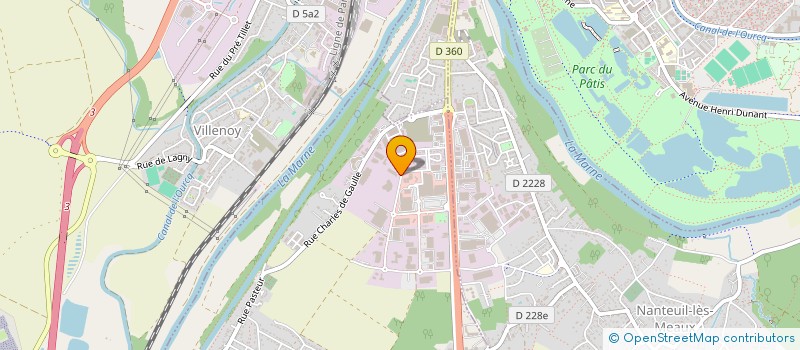 localisation de l'entreprise CBA JOUETS à MAREUIL-LES-MEAUX