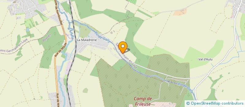 localisation de l'entreprise CBA PAYSAGE à CRESPIERES