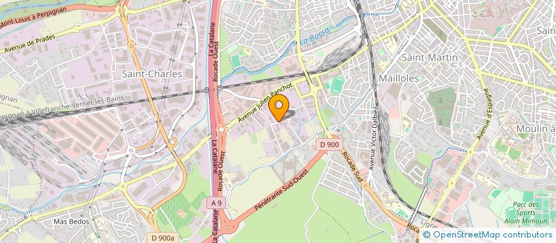 localisation de l'entreprise CBAO  PERPIGNAN