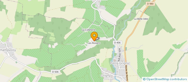 localisation de l'entreprise CBAO  PASSY-GRIGNY