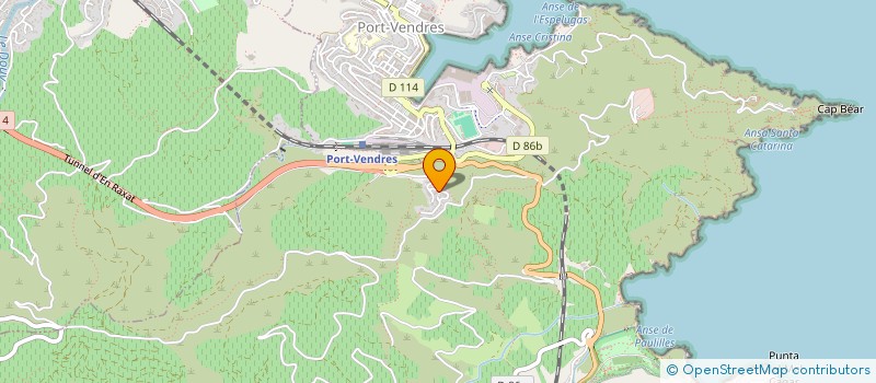 localisation de l'entreprise CBAP ET ASSOCIES SARL  PORT-VENDRES