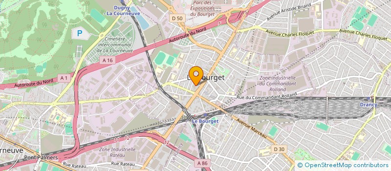 localisation de l'entreprise CBAT à LE BOURGET