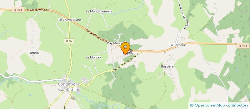 localisation de l'entreprise CBAT  CONDAT-EN-COMBRAILLE