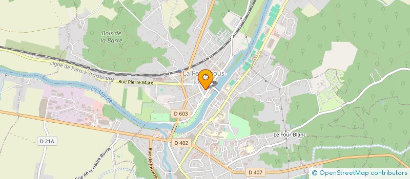localisation de l'entreprise CBAT-SERVICES à LA FERTE-SOUS-JOUARRE