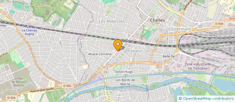 localisation de l'entreprise CBATEK à CHELLES