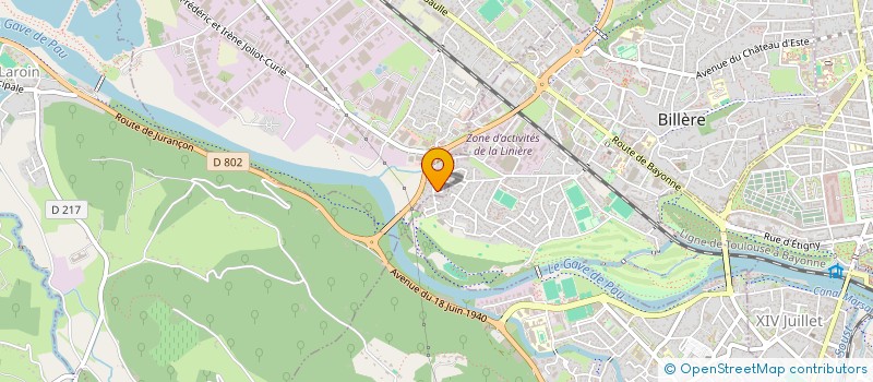 localisation de l'entreprise CBATI à LONS