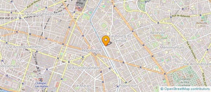 localisation de l'entreprise CBB  PARIS