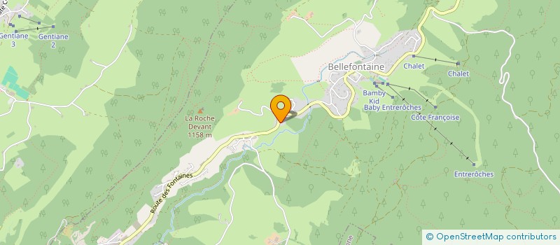 localisation de l'entreprise CBB IMMOBILIER  BELLEFONTAINE