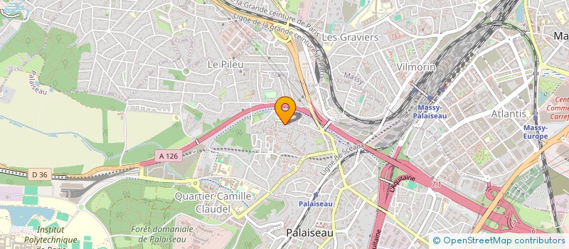 localisation de l'entreprise CBB1 à PALAISEAU
