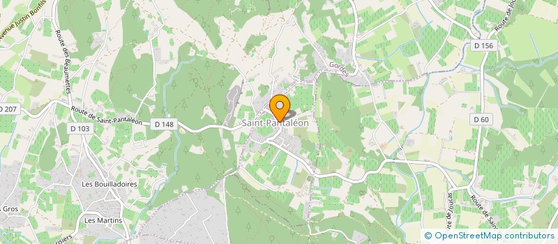 localisation de l'entreprise CBBP  SAINT-PANTALEON