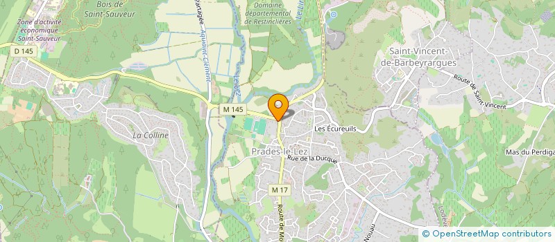 localisation de l'entreprise CBC à PRADES-LE-LEZ