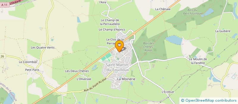 localisation de l'entreprise CBC 49  SAINT-MARTIN-DU-FOUILLOUX